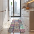 thumbnail image 4 of Pink Diverse Mandala Pattern Kitchen Rug Mat,Kitchen Runner Rugs Non Skid Washable,Decorative Kitchen Floor Mats for Kitchen,Sink,Laundry,17"x47.2", 4 of 7