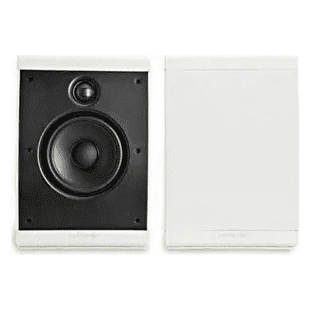 Polk Audio OWM3 Wall and Bookshelf Speakers | The Most High-Performance Versatile Loudspeaker | Paintable Grilles (Pair White)