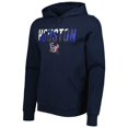 thumbnail image 2 of Men's New Era Navy Houston Texans Ink Dye Pullover Hoodie, 2 of 3