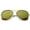 Gold-Brown-Camo / Green Mirror, variant on sunglassLA Unisex Camouflage Print Fabric Teardrop Shape Lens Aviator Sunglasses (Gold-Purple-Camo / Smoke Mirror) - 60mm