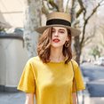 thumbnail image 4 of Btomtd Beach Hats,Beach Essentials,Flat Top Fodder Hat Women Summer Sun Hat Sun Hat Seaside Beach Hat, 4 of 6