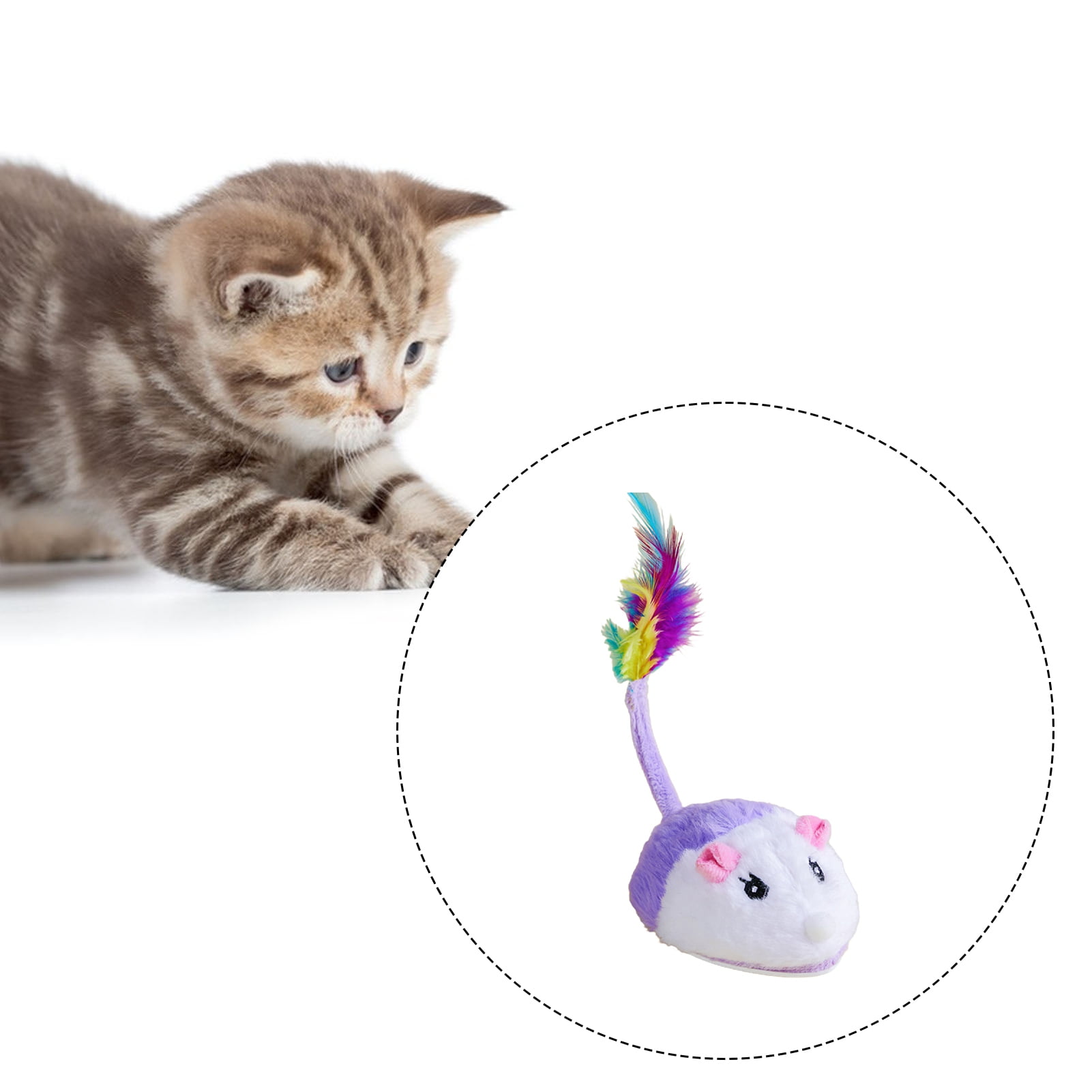Instachew Purechase Smart Cat Toy, Interactive Automatic Mouse