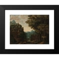 thumbnail image 2 of Jan Meerhout 24x18 Black Modern Framed Museum Art Print Titled - Mountainous Landscape with River Valley and Castle (1661), 2 of 5