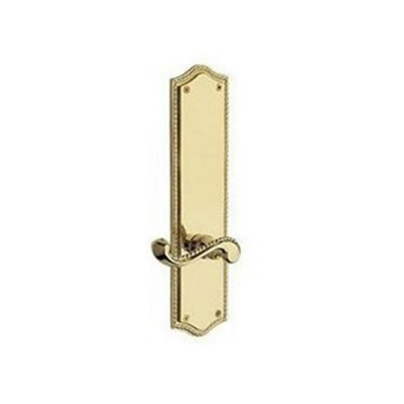 Baldwin 6991150KT Barclay & Bristol Cut for Turn Knob Escutcheon Trim, Satin Nickel