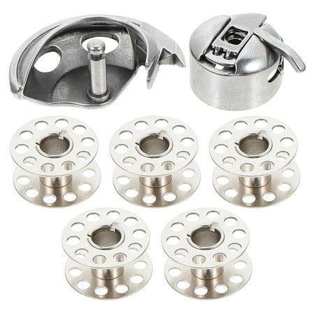 Hemoton 1 Set of Professional Sewing Machine Spools Universal Threads Bobbins Sewing Tools