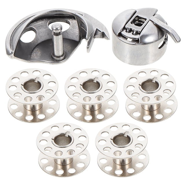 MasteelfCA 1 Set of Professional Sewing Machine Spools Universal Threads Bobbins Sewing Tools