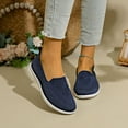 thumbnail image 2 of Blue Womens Lightweight Low Cut Wedge Heel Shoes For Spring And Summer Casual Outdoor Leisure Comfortable Footwear All Match Plus Size Size 36, 2 of 6