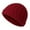 Brick Red, variant on Winter Knit Hat with Foldable Brim for Extreme Cold Weather Thermal Insulated Ear Outdoor Sports and Daily Use Beige One Size