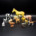 thumbnail image 3 of Gwong Juguete 14 unids PVC Realista Granja Animal Modelo Caballo Cerdo Cerdo Pato Ganso Figura Juguete Gwong 30005225, 3 of 7