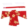 thumbnail image 4 of 1/12 muñeca femenina ropa kimono mini moda de moda hecha a mano resistente para Rojo, 4 of 9