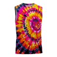 thumbnail image 2 of YunPes ﻿ Boys Tank Tops Sleeveless Crewneck T-shirt Fashion Gradient Tie Dye Athletic Undershirts Summer Kids Quick Dry Sweatshirt Tops, 2 of 5