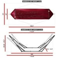 thumbnail image 2 of Tranquillo Hamac Double Universel de 106,5 Pouces avec Support et Sac Ajustables, Rouge, 2 of 5