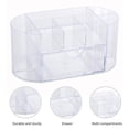 thumbnail image 4 of Pro Space Acrylic Desk Organizer/Pencil and Pen Holder/Cosmetic Brush Holder for Countertop, Desk, Dorm, College and Vanity,Clear, 4 of 6