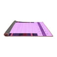 thumbnail image 2 of Ahgly Company Indoor Round Abstract Purple Contemporary Area Rugs, 6' Round, 2 of 4