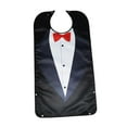 thumbnail image 4 of Babero para adultos, unisex, poliéster, impermeable, creativo, reutilizable, ajustable, cierre a presión, lavable, protector de ropa, patrón de traje Estilo E Fernando Baberos para adultos, 4 of 8