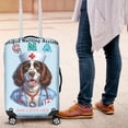 thumbnail image 4 of Just a Certified Nursing Assistant Cna Who Loves Her English Springer Spaniel Travel Luggage Cover Springers Dog Lover Gifts Suitcase Dust Protective Decor - 00003, 4 of 5