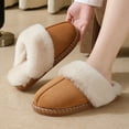 thumbnail image 3 of BERANMEY Women's Fuzzy Memory Foam Slippers Ultra Plush Warmth Memory-Foam Support & Stylish Cozy Design Non-Slip Rubber Sole Indoor & Outdoor House Slippers for Women Perfect Christmas Gift, 3 of 8