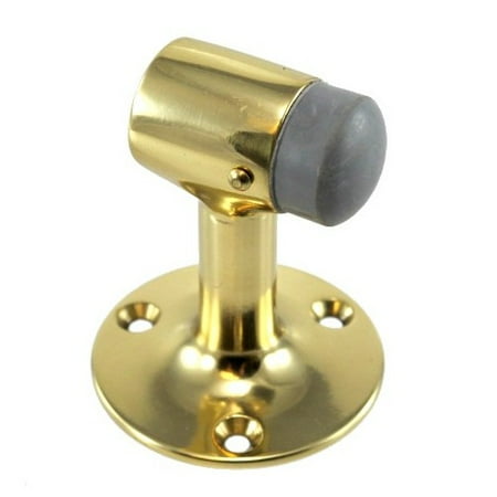 Polished Brass Angle Floor Door Stop