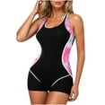 thumbnail image 1 of DPTALR Maillot de Bain Femme Aguichant Décontracté Bikini une Pièce Combinaison de Surf, 1 of 6