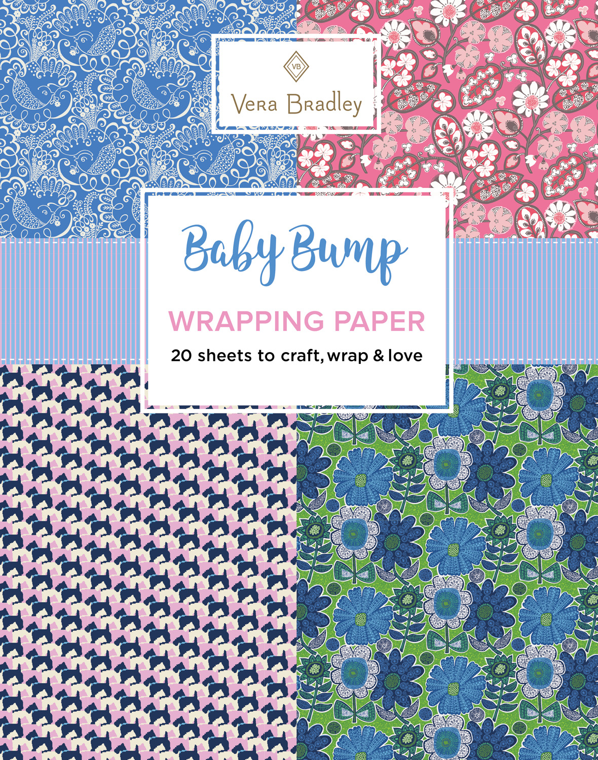 Vera Bradley Wrapping Paper Vera Bradley Baby Bump Wrapping Paper