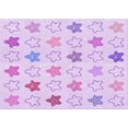 thumbnail image 1 of Ahgly Company Machine Washable Indoor Rectangle Transitional Heliotrope Purple Area Rugs, 6' x 9', 1 of 7