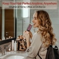thumbnail image 4 of Cordless Hair Curling Iron Brush, Mini Travel Hot Straightener Comb, 3-in-1 Portable Wave Curling Wand,Heated Brush A, 4 of 9