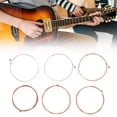 thumbnail image 4 of Guitar String Replacement, Rust Proof Stable Tuning Powerful Chord Folk Guitar Strings Soft Melody 6Pcs  For Performance, 4 of 8