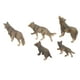 thumbnail image 2 of Modelo de animal de simulación, 5 piezas Figura de lobo Animal salvaje Juguetes de lobo Figura de lobo Juguetes Resultados impresionantes, 2 of 8