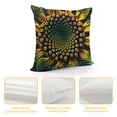 thumbnail image 4 of Shiartex Decorative Couch Throw Pillow Covers, Square Set Cushion Case, Soft Couch Pillow Covers - Sunflower Pattern White, 4 of 5