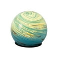 thumbnail image 4 of Hometrends Glass Ball Solar Lantern - Teal, 4 of 8