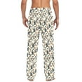 thumbnail image 4 of Monkey on Branches joogoo Men's Pajama Pants Cotton Long Sleepwear Lounge Pants L, 4 of 7