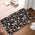 thumbnail image 5 of Bingfone Mushrooms And Autumn Leaves Door Mat 16"X24" Front Entrance Non-Slip Low Profile Washable For Entryway, 5 of 9