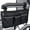 Black, variant on Jetcloudlive Wheelchair Side Bag with Pouches Hang on Side with Bright Line Waterproof Organizer for Wheelchair Walker Pouches Walkers Scooters Mobile Chairs