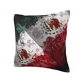 thumbnail image 2 of Decorative Throw Pillow Cover Mexico-Mexican-Flag Square Pillowcases Cushion for Farmhouse Home Decor 12"x12", 2 of 7