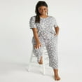 thumbnail image 3 of JUNWELL Women‘s Knit Cropped Sleep Pants  Sizes S to 3X, 3 of 6