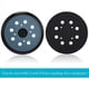 thumbnail image 2 of 3X Almohadilla de Respaldo de Lijado de Bucle de Gancho de 5 Pulgadas, 8 Agujeros, 125Mm para Lijadora Orbital , Discos de Disco, Cable de Respaldo, en la Almohadilla, 2 of 8