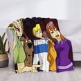 thumbnail image 6 of Lsque Scooby-Doo Print Flannel Throw Blanket, Ultra-soft Blanket for Bed, Couch, Car, Hypoallergenic Anti-pilling blanket-60"x50", 6 of 8