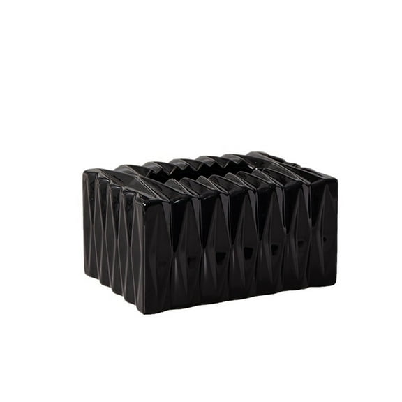 Light Luxury Ceramic Tissue Box Home Living Room Creative Napkin Facial Dispenser