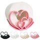 thumbnail image 5 of Portarrollos de papel higiénico con forma de corazón, impreso en 3D, de pie, con corazones de amor, para decoración de baño, 5 of 8