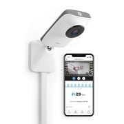 Miku Smart Baby Monitor - Breathing & Movement Monitor - HSA/FSA Approved - Real-Time Breathing & Sleep Tracking - HD Video & Audio, Night Vision, Two-Way Talk, Sound, Humidity & Temperature