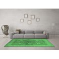 thumbnail image 3 of Ahgly Company Indoor Rectangle Oriental Emerald Green Industrial Area Rugs, 5' x 7', 3 of 4