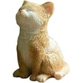 thumbnail image 1 of Figura de gato en miniatura para jardín de hadas - Lindo gatito, 1 of 3