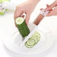 thumbnail image 5 of 2 pack Cucumber Potato Slicer Cutter Peeler Food Facial Mask Beauty with Mirror, 5 of 7
