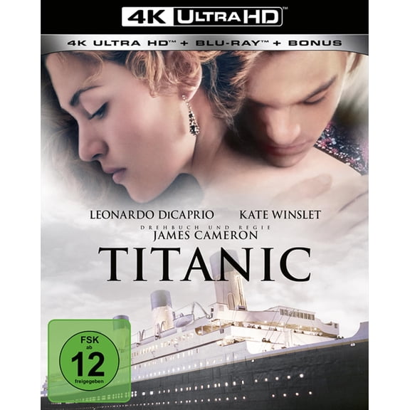 Titanic - 4K Remastered (4K Ultra HD) ( Blu-ray) (4K Ultra HD) Leonardo DiCaprio Kate Winslet