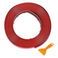 thumbnail image 1 of Kit de tira de moldura de ventana Unique Bargains para parachoques de automóvil exterior, adhesivo autoadhesivo a prueba de rasguños, sticker decorativo de 16.4ft x 0.79" Rojo 1 juego, 1 of 7