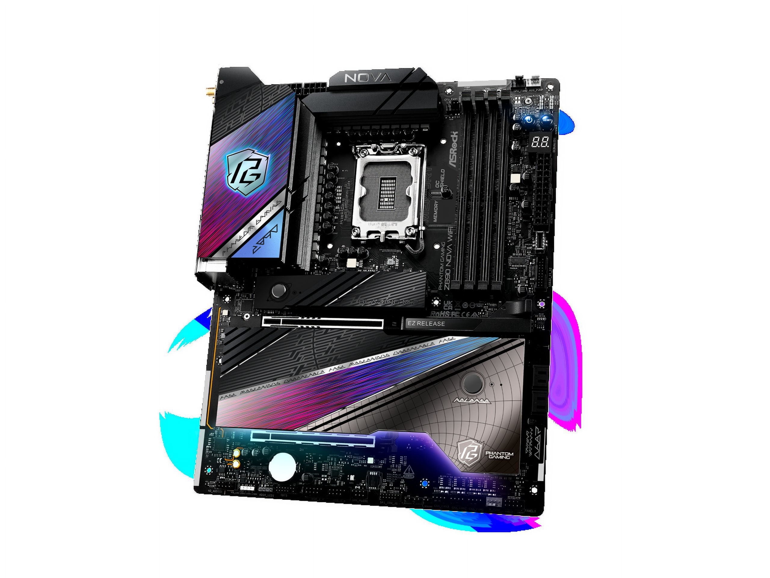ASRock Z890 Nova WiFi LGA 1851 Intel Z890 SATA 6Gb/s ATX Motherboard