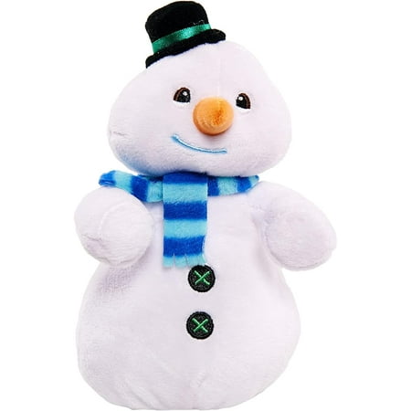 DOC MCSTUFFINS Chilly Small 7-Inch Beanbag Plush, Stuffed Snowman Toy, Officially Licensed Kids Toys for Ages 2 Up, Basket Stuffers and Small Gifts