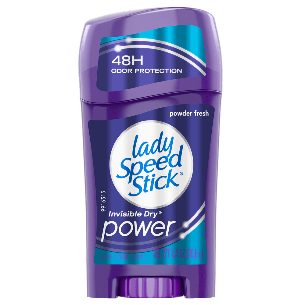 Lady Speed Stick Antiperspirant Deodorant, Power, Powder Fresh 1.4 oz