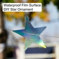 thumbnail image 4 of Uxcell 80Pcs Recortes de Estrellas Decoración de Estrellas de Papel Impresas Doble 6 Pulgadas (Oro, Plata), 4 of 6