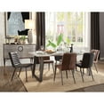 thumbnail image 2 of ACME Kaylia Rectangular Dining Table in Aluminum and Gunmetal, 2 of 5